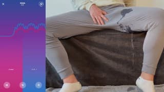Loud moaning hands free cumshot | anal vibrator | huge cumshot | slowmotion