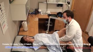 Alexa Rydell&#039;s College Freshman Physical with Doctor Tampa @ GirlsGoneGynoCom